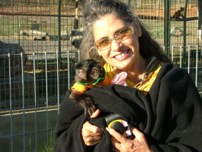 visiting monkey zoo